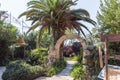 The entrance to the archaeological site Tel Shilo in Samaria region in Benjamin district, Israel