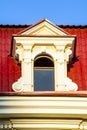 Entrance to the attic window Royalty Free Stock Photo