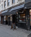 Entrance to Barboncino pizza restaurant on Franklin Avenue in Crown Heights Brooklyn, Royalty Free Stock Photo