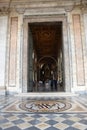 Entrance to the Basilica di San Giovanni in Laterano - Basilica of Saint John Lateran - in the city of Rome, Italy Royalty Free Stock Photo