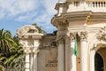 Entrance to Bioparco zoo at Villa Borghese 18 century. Rome