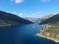 Entrance to Boka-Kotorska Bay Montenegro Royalty Free Stock Photo