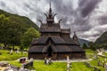 Entrance to Borgund Stave Church, Norway