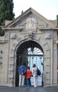 Entrance to the botanical garden