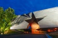 Entrance to Brest fortress at night, Belarus Royalty Free Stock Photo