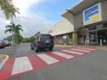 Bribie Island Shopping Centre entrance during covid restrictions