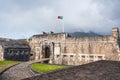 Entrance to Brimstone Hill Fortress in St. Kitts Royalty Free Stock Photo