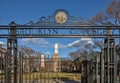 Entrance to Brooklyn College sign CUNY Royalty Free Stock Photo