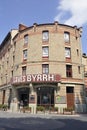 Entrance to the Byrrh company`s cellars in Thuir Royalty Free Stock Photo