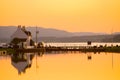 Entrance to Caledonian Canal. Royalty Free Stock Photo