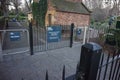 the entry view of cooks' cottage