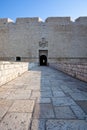 Entrance to Castle of Barletta Royalty Free Stock Photo