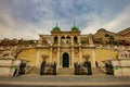 Entrance to the Castle Garden Bazaar in Budapest, Hungary