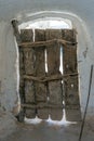 The entrance to the cave dwelling of Berbers - troglodytes