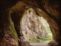 Entrance to the cave from the Gorges of Dobrogea