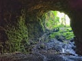 Jomblang cave entrance Royalty Free Stock Photo