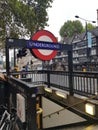 Entrance to Chancery Lane Tube Station London, UK Royalty Free Stock Photo