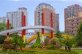 Entrance to Chaoyang park, Beijing Royalty Free Stock Photo