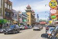 The entrance to Chicago`s Chinatown