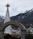Innsbruck Austria Christmas market entrance