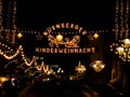 Entrance to the Christmas Market in Nuremberg, Germany.