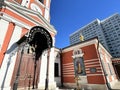 Entrance to the Church of the Sign, 1784 year built. (Church of the Trinity in Karacharovo)