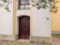 Entrance to Church of the Visitation of the Blessed Virgin Mary