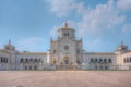 Entrance to Cimitero Monumentale cemetary in Milano, Italy Royalty Free Stock Photo