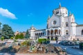 Entrance to Cimitero Monumentale cemetary in Milano, Italy Royalty Free Stock Photo