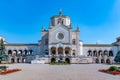 Entrance to Cimitero Monumentale cemetary in Milano, Italy Royalty Free Stock Photo