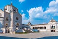 Entrance to Cimitero Monumentale cemetary in Milano, Italy Royalty Free Stock Photo