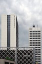 The entrance to citypark car park at the merrion centre in leeds surrounded the united students and arena point buildings