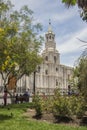 Entrance to Courtyard in Arequipa, Peru. Royalty Free Stock Photo