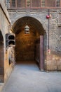 Entrance to courtyard of Gayer Anderson historic house, adjacent to Mosque of Ahmad ibn Tulun, Cairo, Egypt