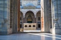 Entrance to the courtyard of the Suleymaniye Mosque, Istanbul Royalty Free Stock Photo