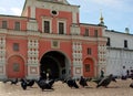 Entrance to Danilov Monastery Royalty Free Stock Photo