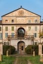 Entrance To A Decadent Aristocratic Villa In Italy