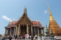 The entrance to the Emerald Buddha temple, Wat Phra Kaew complex in Bangkok, Thailand