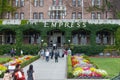 Entrance to The Empress hotel, Victoria, Canada Royalty Free Stock Photo