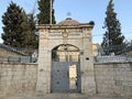 Entrance to the Ethiopian Orthodox Church in Jerusalem