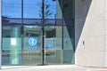 An entrance to the European Public Prosecutor`s Office the EPPO on Luxembourg