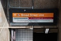 Entrance to the famous Broad Street Line Subway in Center City Philadelphia.