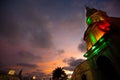 Entrance to famous colonial Cartagena Walled City Cuidad Amurrallada through Clock Tower Torre del Reloj Royalty Free Stock Photo