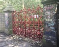 Entrance to the farm that inspired The Beattles to compose the song Strawberry Fields Forever.