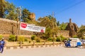 Entrance to Fasilides castle in Gondar in Ethiopia Royalty Free Stock Photo