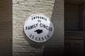 Entrance to Ford\'s Theatre on 10th Street in Washington DC. Where US President Abraham Lincoln was assassinated. Royalty Free Stock Photo