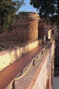 Entrance to Fort Sangallo. Nettuno, Lazio, Italy