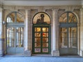 Entrance to the French Constitutional Council, Paris, France