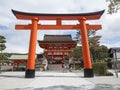 Entrance to fushimi inari shrine Royalty Free Stock Photo