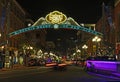 Entrance to the Gaslamp Quarter of San Diego, California